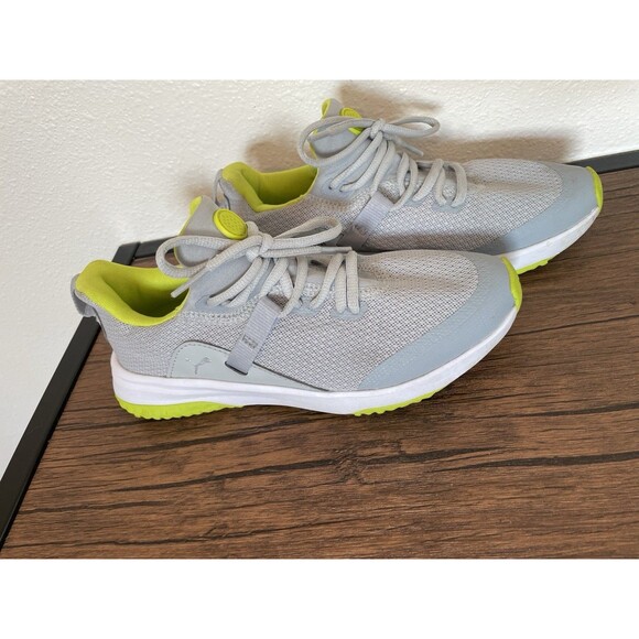 Puma Mens Fusion Gray Running Shoes Sneakers Size 3 - Picture 1 of 6